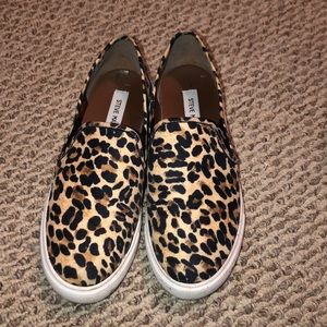 Steve Madden cheetah slip ons